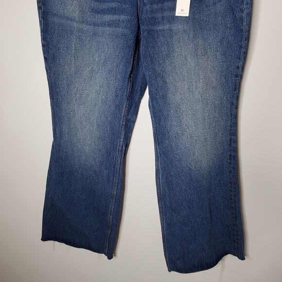 VIGOSS Royce 70's Stovepipe Crop Medium wash Denim Size 14 New with tags - Picture 13 of 14
